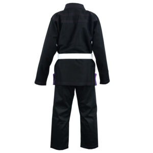 Far-Fast Female Essential Gi Black/Purple